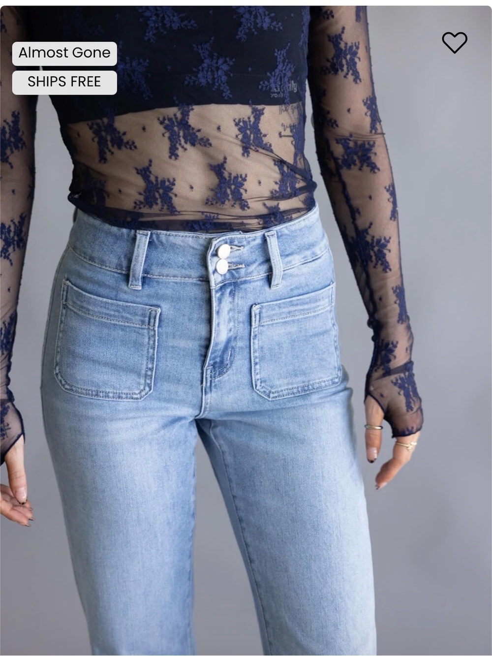 Light Blue High-Rise Women’s Jeans